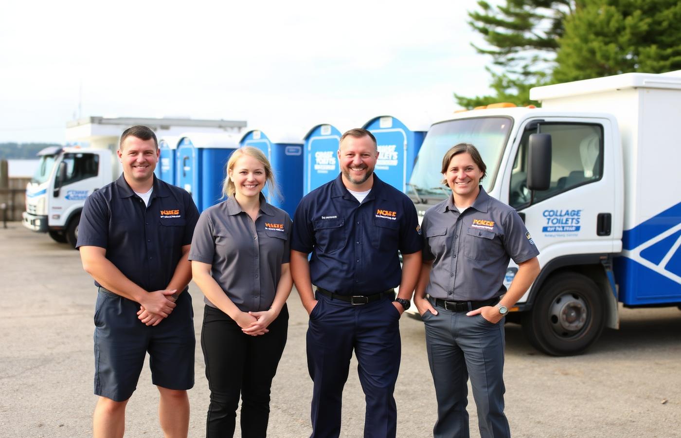 Stephanique Co. team with branded service trucks
